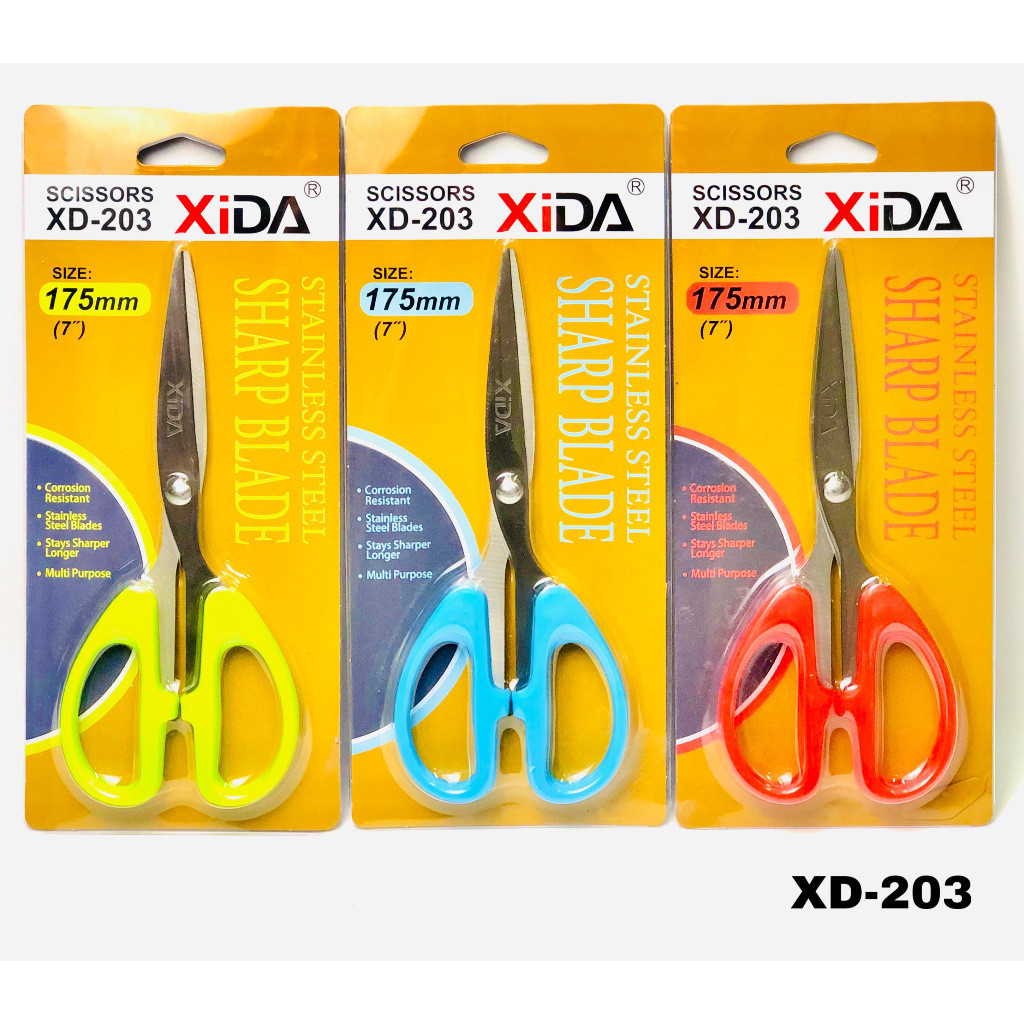 

Gunting Impor Xida XD –203 Bahan Stainless Steel Size 175 mm Blades Gunting Pemotong Multifungsi Bahan Stainless Steel High Quality- SHAGB