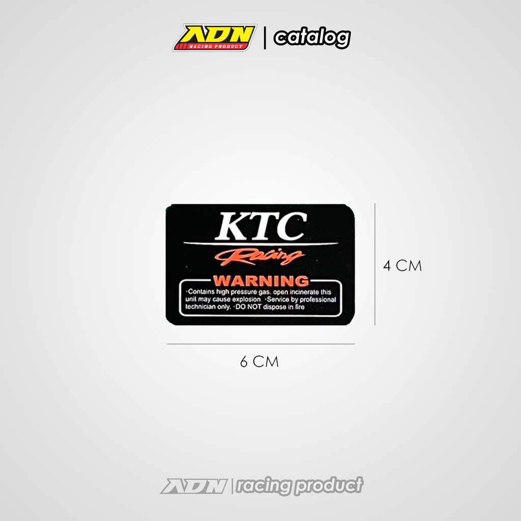 Stiker Shockbreaker Ktc Racing