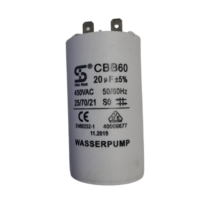Capacitor 20Uf /450V For Pompa Wasser PW-225E/EA | PB-318EA