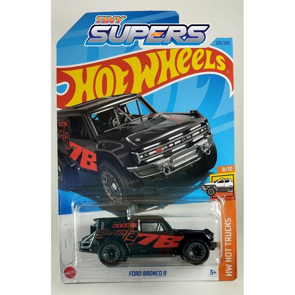 Hot Wheels Ford Bronco R Hitam