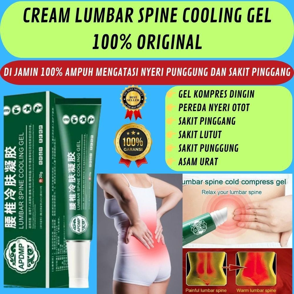 Lumbar Spine Cooling Gel Lumbar Cold Compress Gel Ori Salep Lumbar Original Lumbar Traction Cream