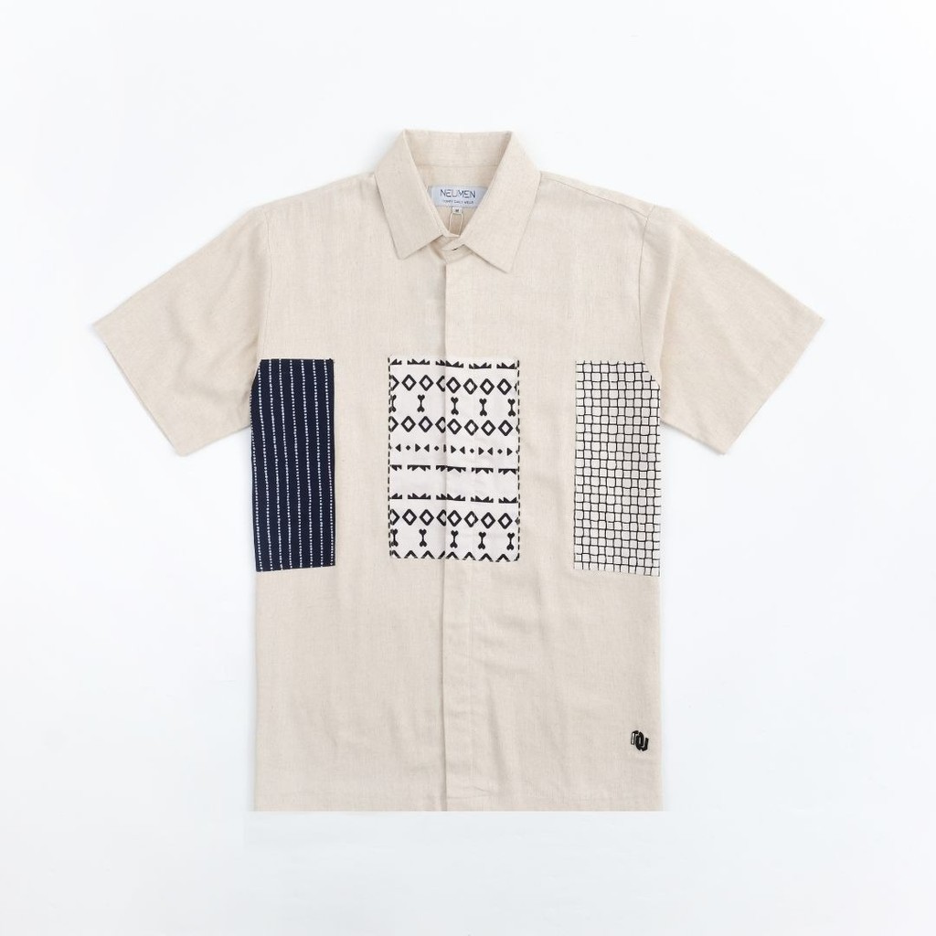 NEU MEN  Kemeja Pria Ebner Shirt  Atasan Batik Hem Pria Premium