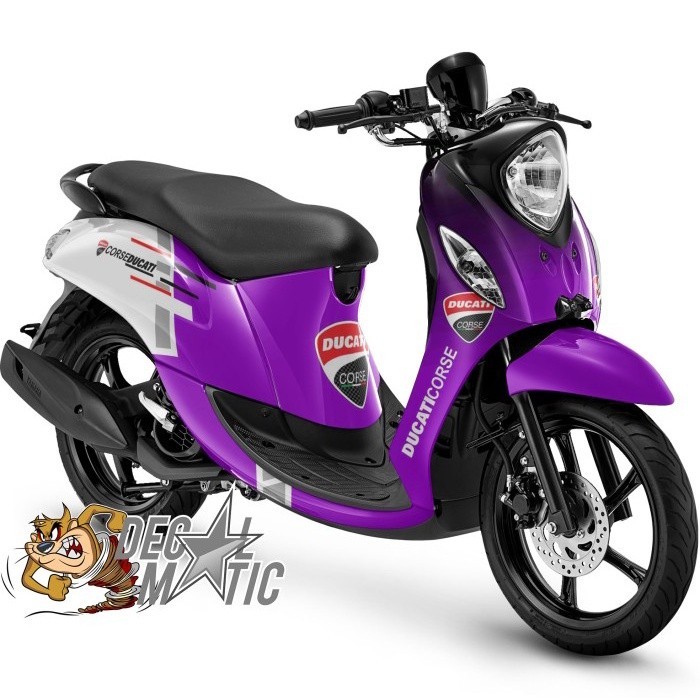 Stiker Fino Full body + Decal Dashboard Fino Karbu 115 / FI 125  Premium SportyDucaticorse