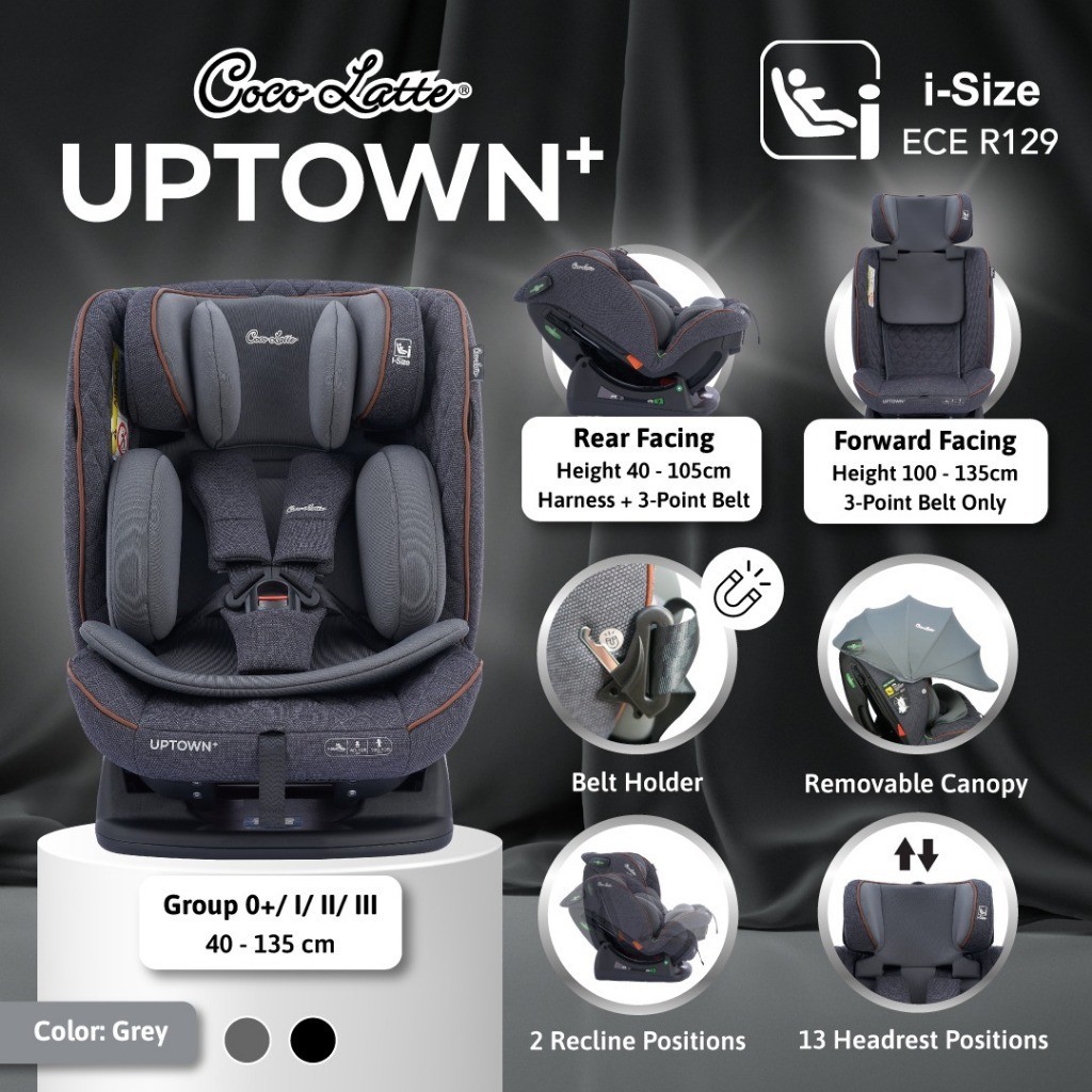 Cocolatte 87081 Uptown+ Car Seat / Car Seat Bayi / Dudukan Mobil Bayi / Car Seat Cocolatte