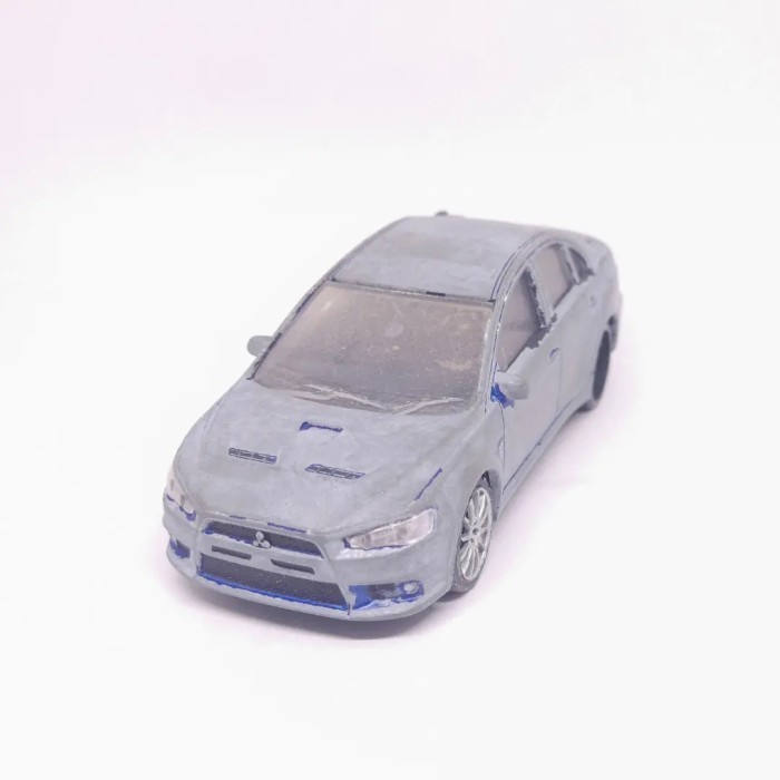 YG99 Mitsubishi Lancer Evo - Realtoy Diecast Junk Mobil Mainan Skala 43