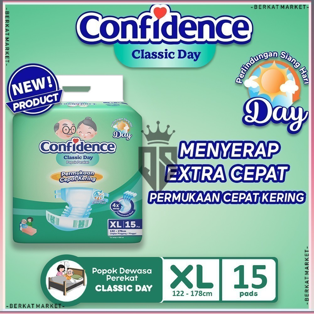 Confidence Popok Dewasa Classic Day - XL 15