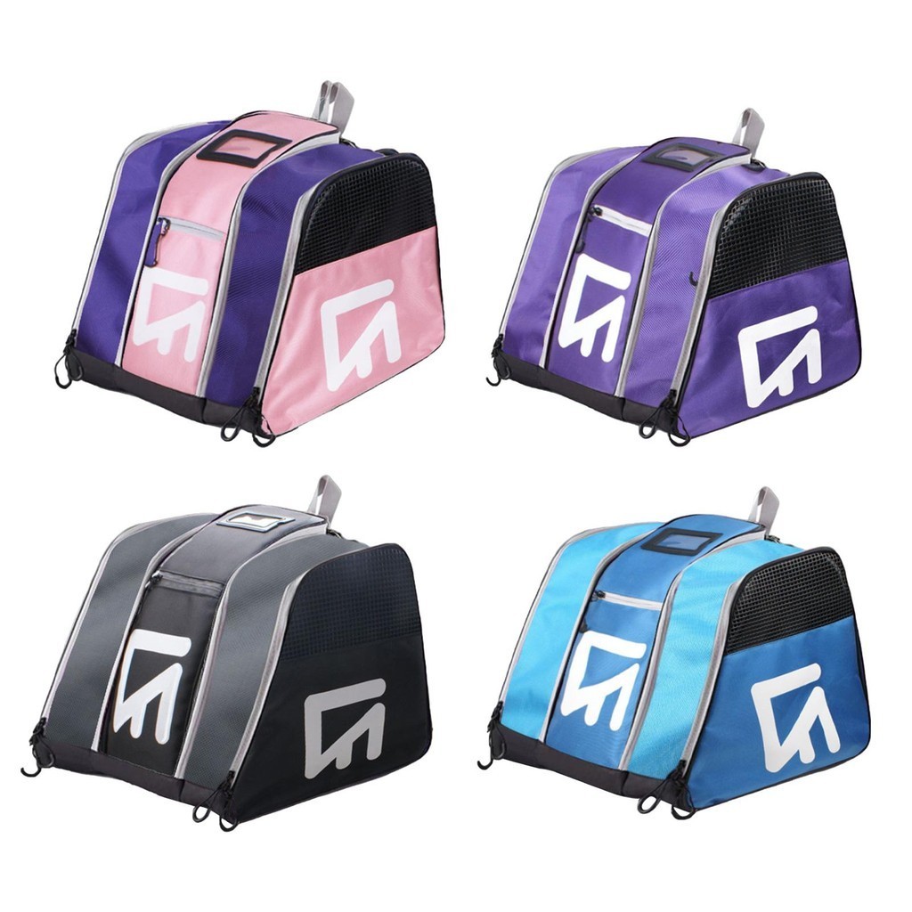 Ice Skate Bag Large Capacity Portable Skating Shoes Bag Ice Skating Backpack
