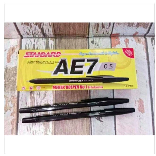 

Pulpen Standard AE7 (PER PCS) / pena hitam