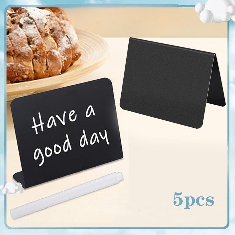 【5PCS】Papan Tulis Kapur Food Buffet Mini/PVC Mini Chalkboard/Papan Tulis Kapur Mini/Papan Kapur Menu