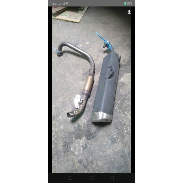 Knalpot Ninja 250 RR Mono Z SL Original