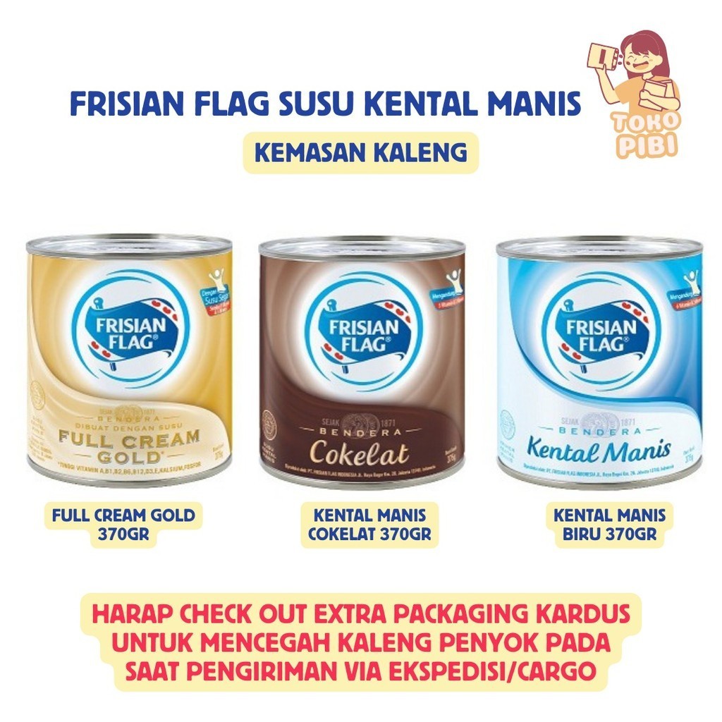 

Frisian Flag Susu Kental Manis Kaleng 370gr