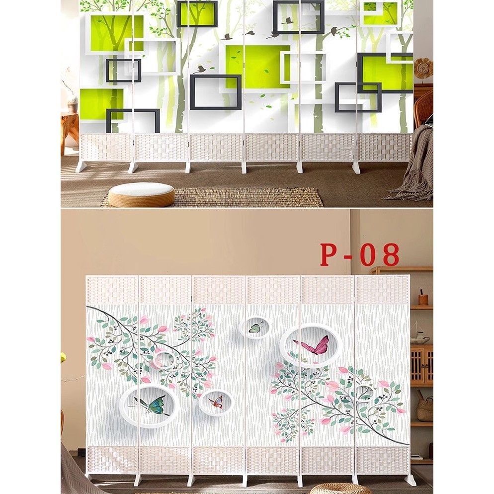 

Folding and Mobile Light Luxury in Living Room foyer, Modern and Minimalist Office, Bedroom, Beauty Salon Covering