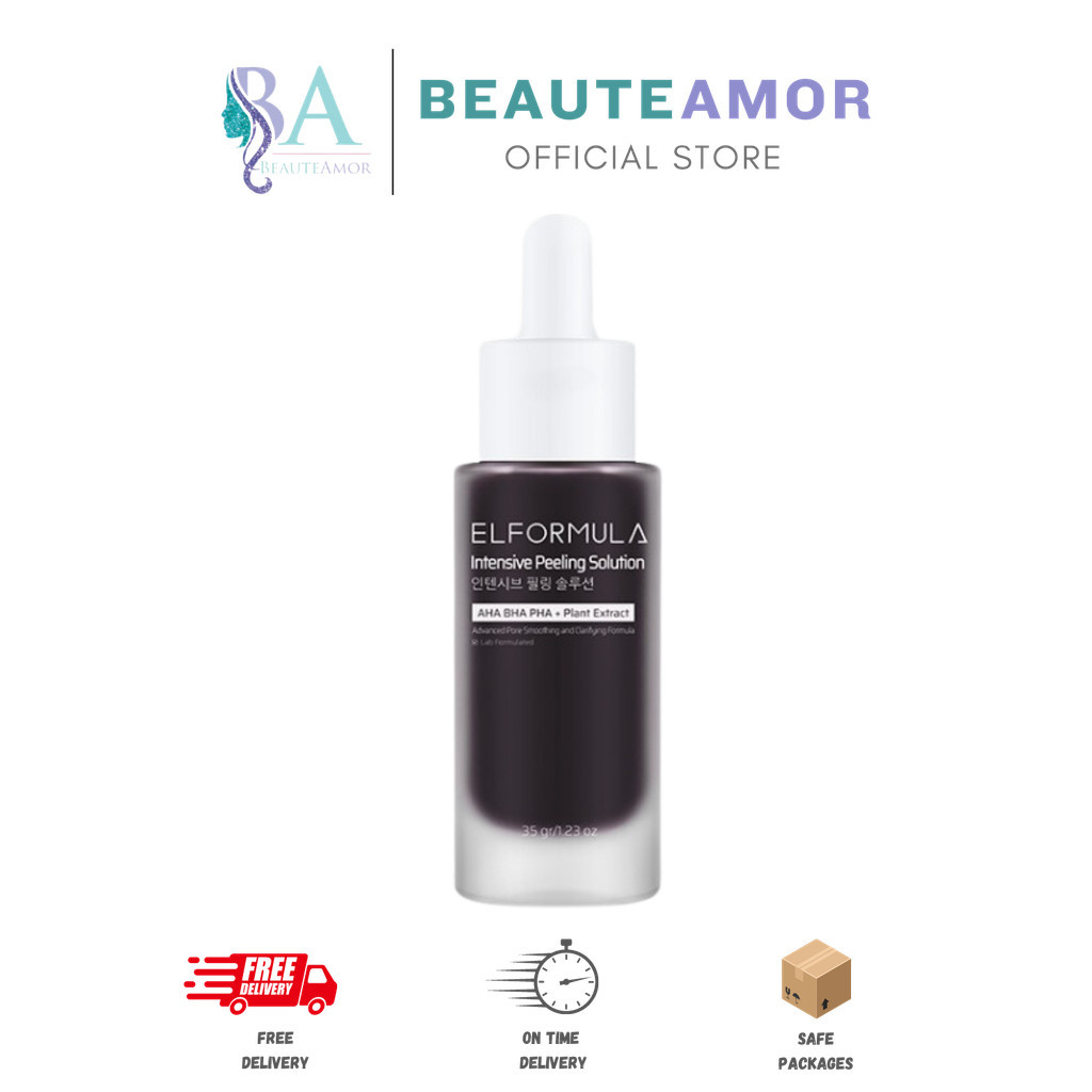 BEAUTEAMOR - ELFORMULA Intensive Peeling Solution - Serum Exfoliasi Wajah Mencerahkan Dark Spot dan 