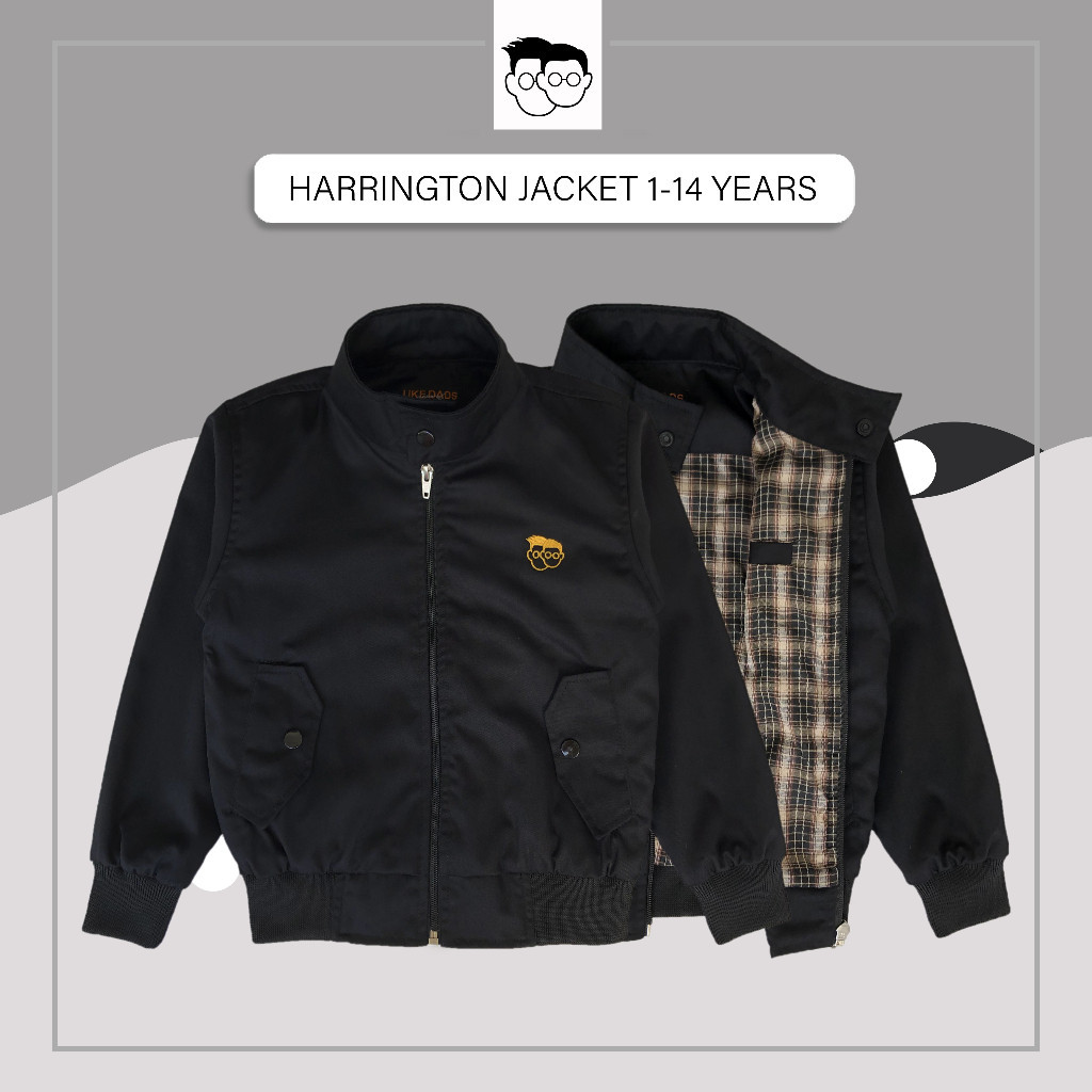 AN51GA LIKE DADS Jaket Harrington Anak Laki Laki - HALF