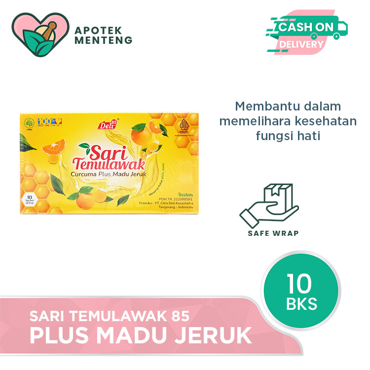 

Sari Temulawak 85 Instan Plus Madu Jeruk