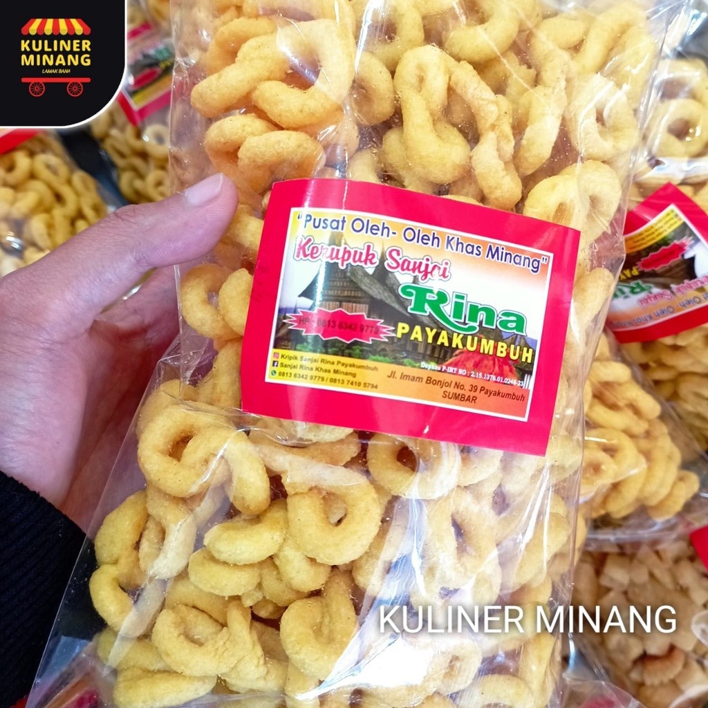

Kuliner Minang Karak Kaliang Rina 250g Oleh-Oleh Cemilan Makanan Khas Payakumbuh Padang Asli Jajanan Snack Kabau AX00