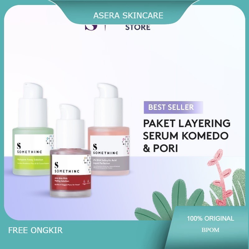 ASERA - Somethinc Skin Solver Series for ANTI-ACNE (Hylapore Away Solution | 2% BHA Salicylic Acid L