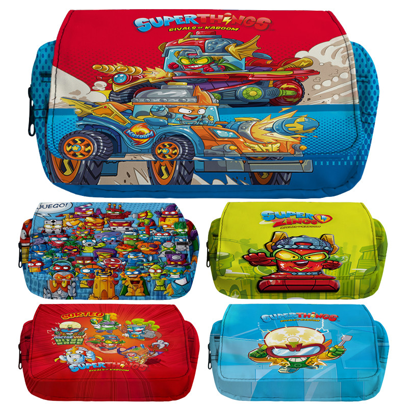 

Super Zings School Cases Superzings Boys Girls Stationery Holder Bag Children Pen Case Students School Supplies