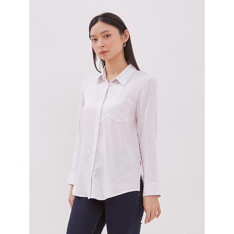 DUST Kemeja Arani Putih Comfease (D.116411)