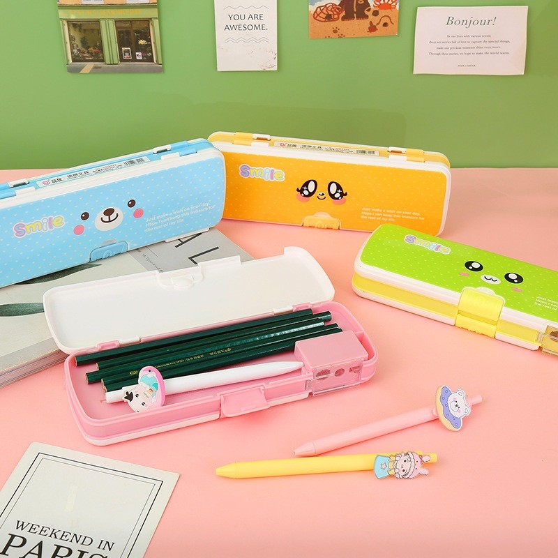 

Alat Tulis - Budaya - Pengetahuan - Inovasi.Tempat Pensil Kartun Tempat Pensil Portabel/Penyimpanan Tempat Pensil/Tempat Pensil Multifungsi/Tempat Pensil/Kotak Pensil/Rautan Pensil