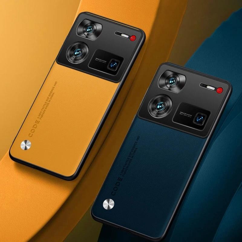 New Phone case Nubia Z60 Ultra Carbon Fibre Leather Silicone Full Protection Casing For NubiaZ60 Ult