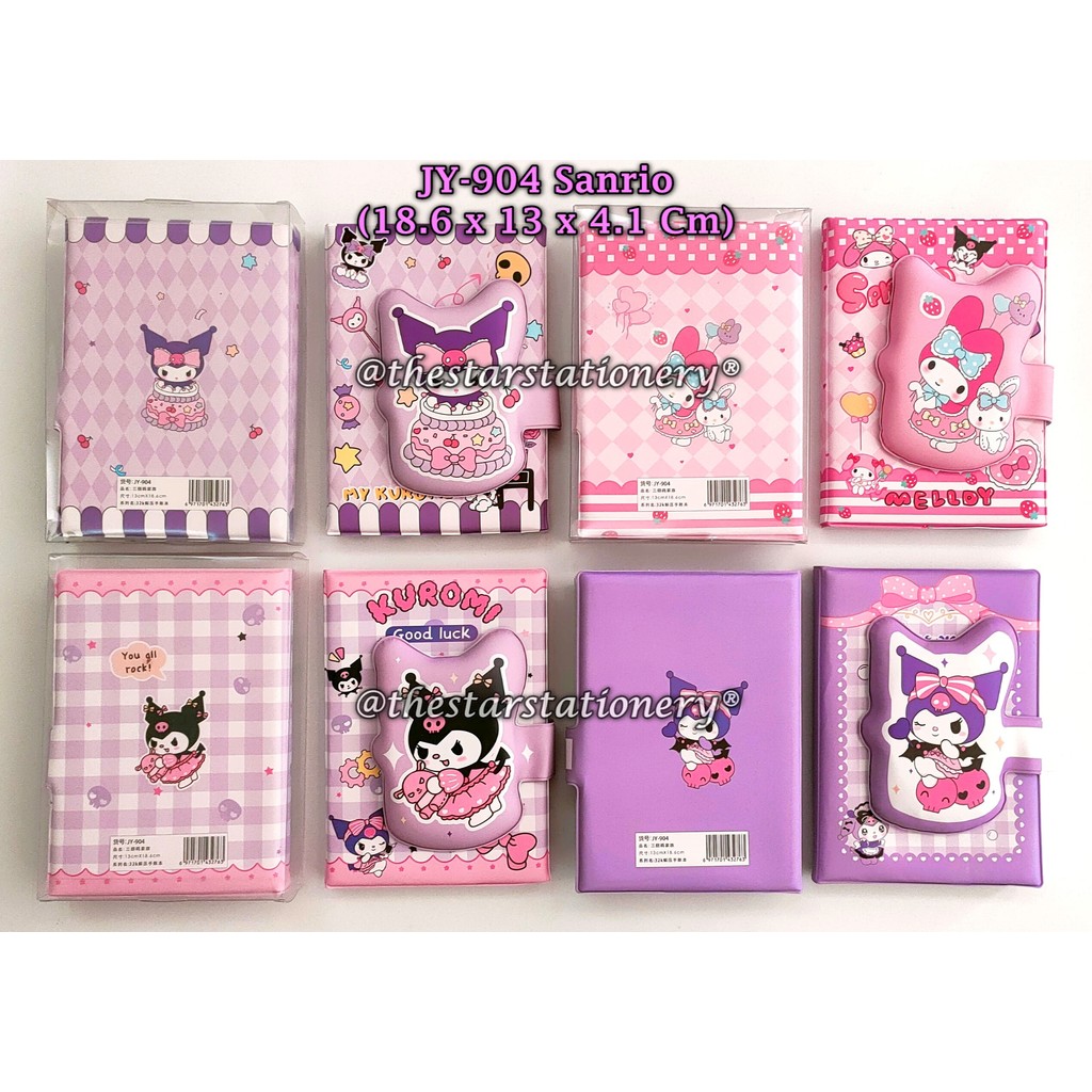 

(1 Biji) Buku Diary JY-904 Magnet Sanrio A5-102 Lembar 18.6 x 13 x 4.1 Cm / Notebook Diary Squishi