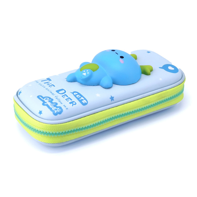 

HenJO Tempat Pensil 3D Squishy Anak Sekolah Bahan EVA Kotak Alat Tulis Timbul Hardcase