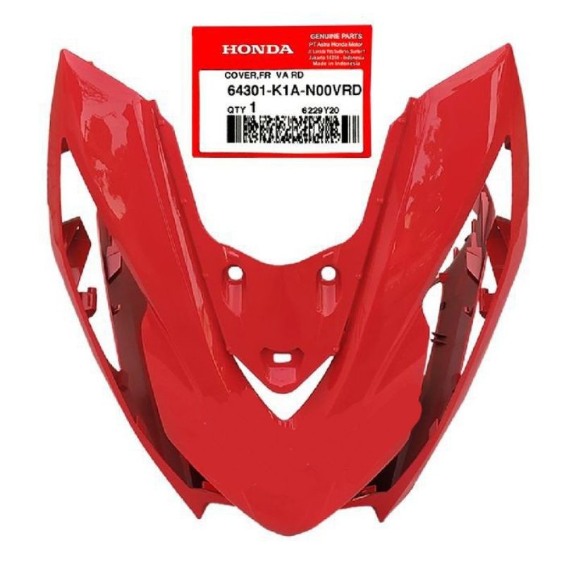 cerobong bea led 64301-K1A-N00VRD cover Front Panel Tameng Beat LED Eco merah