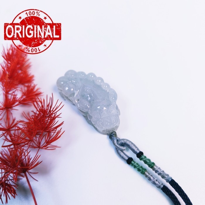 (GRADE A JADEITE BURMESE) (ONLY 1 PCS PER MODEL) Kalung Feicui Grade A Giok Asli Batu Jadeite Berser