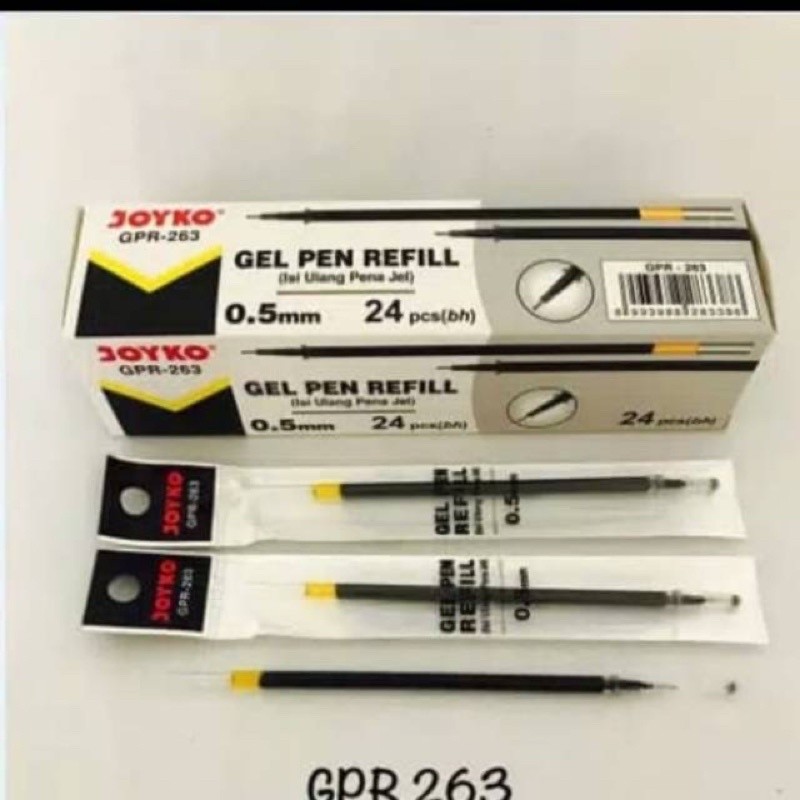

ISI PEN GEL JOYKO GPR 263 / REFILL PULPEN JOYKO