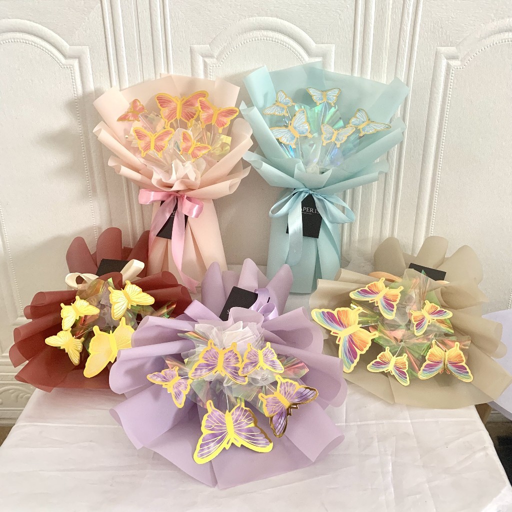 𝙈𝙄𝙓𝙂𝙄𝙁𝙏.𝙄𝘿 [𝚂𝙼𝙰𝙻𝙻] 𝗕𝘂𝗸𝗲𝘁 𝗞𝘂𝗽𝘂 𝗦𝗜𝗠𝗣𝗟𝗬 // Bucket Kupu-Kupu Sidang Wisuda Lamaran Tunangan Nikahan / An