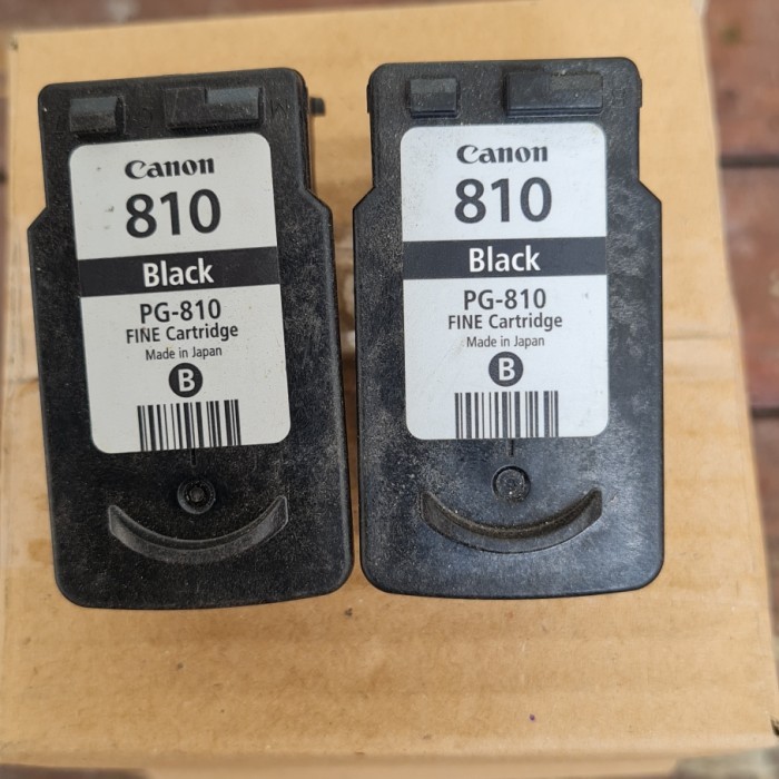 Cartridge bekas canon 810 dan 811 belum refil - 810 black
