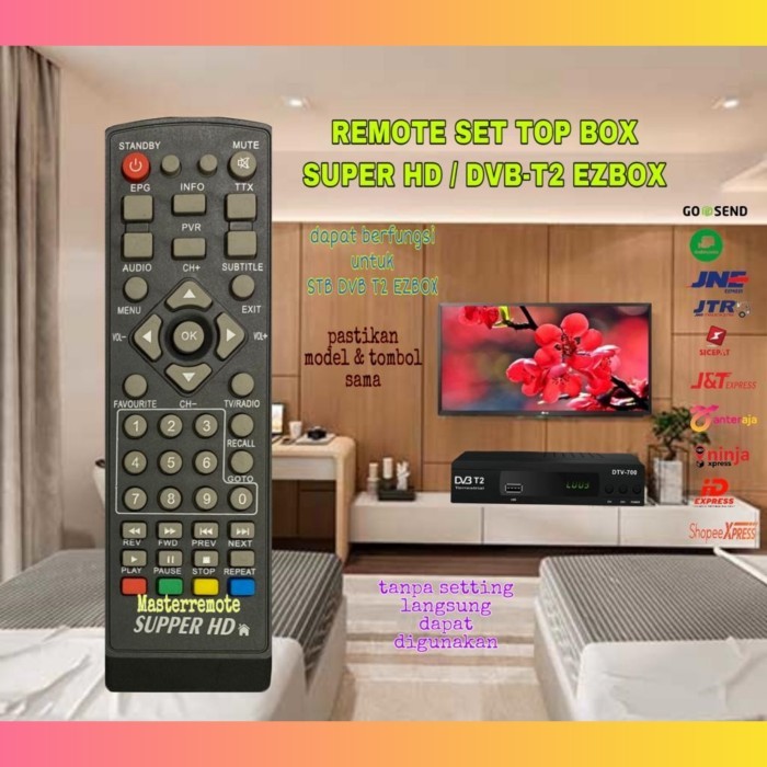 ES99 REMOT REMOTE STB T2 EZBOX SUPER HD