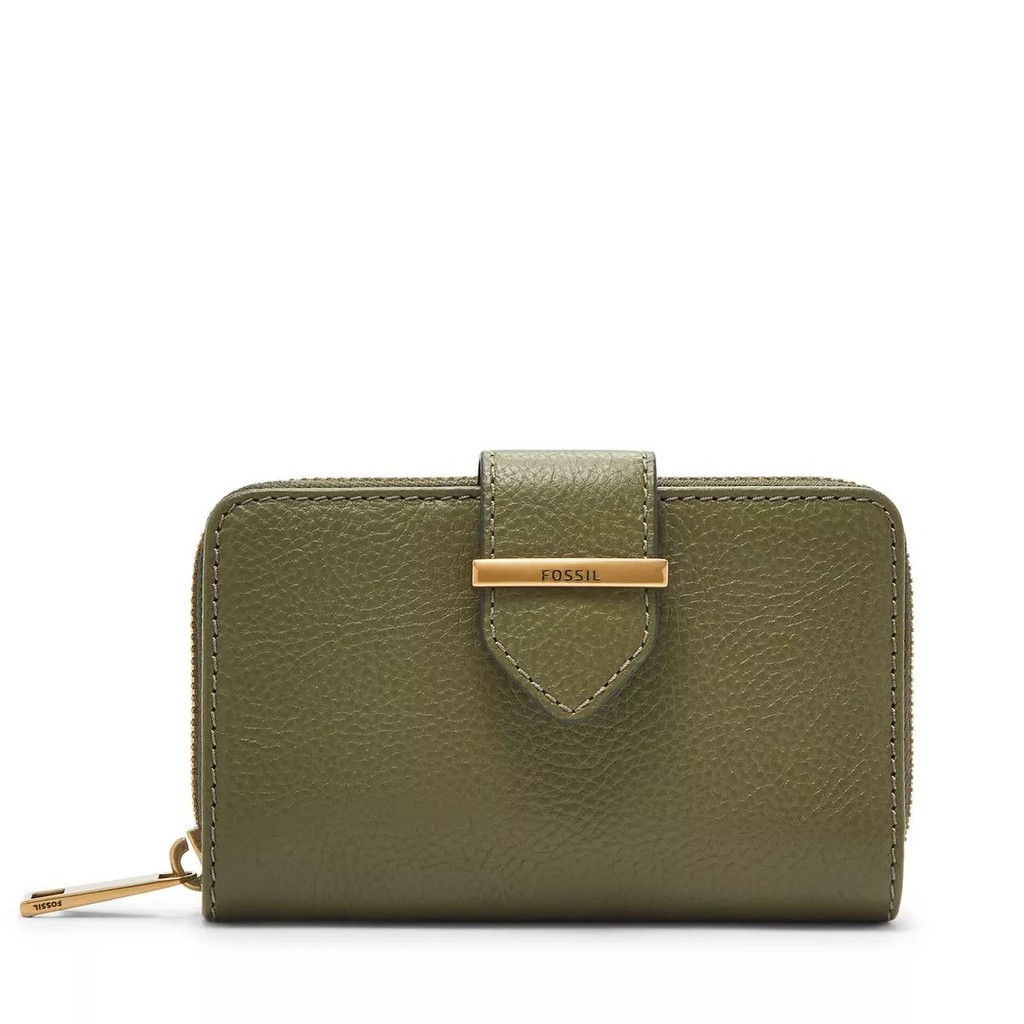 Fossil Bryce Green Loden Leather Dompet Wanita - SWL2863-318