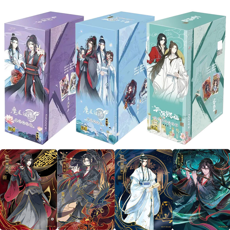 KAYOU Genuine Mo Dao Zu Shi Drunk Dreams Signature Card Wei Wuxian Lan Wangji full Set of Collection