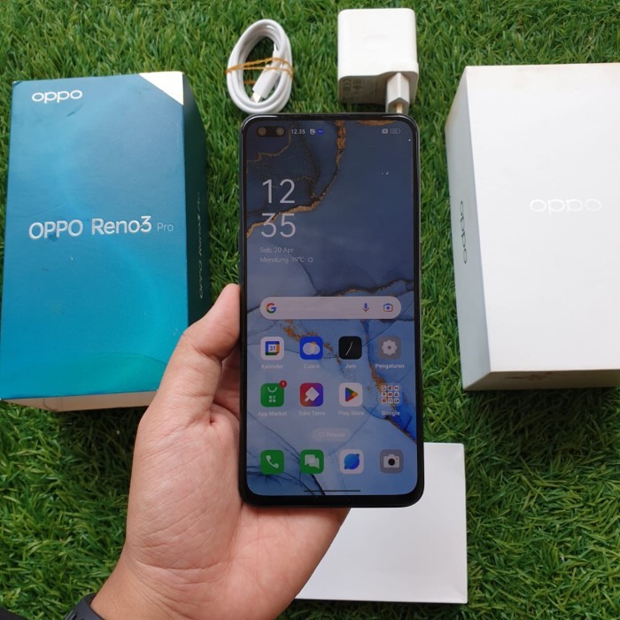 Handphone oppo reno3 pro 8/256gb hp aja second seken bekas murah