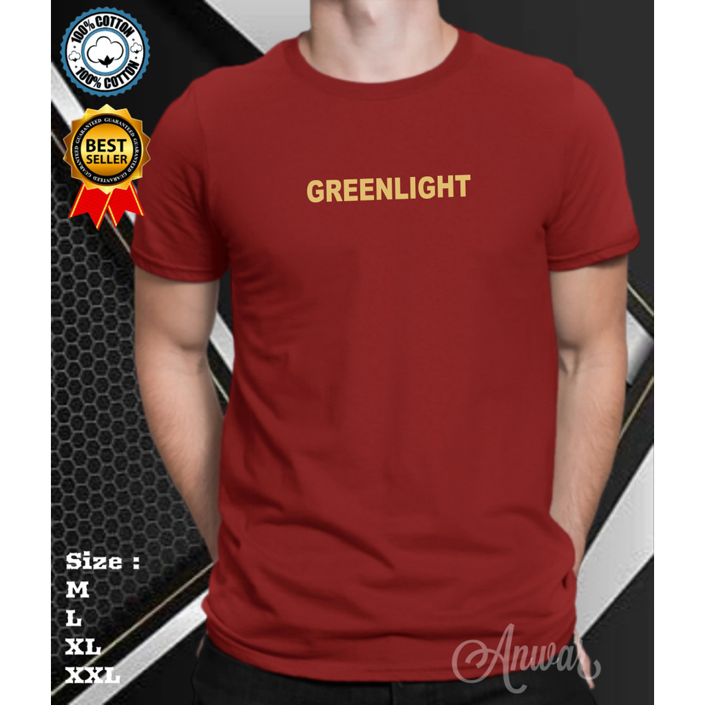 Terlaris Atasan Pria Dewasa Kaos Motif GRENLIG TEX Logo Gold COD Terlaris Bermotif Bahan Tebal Dan R