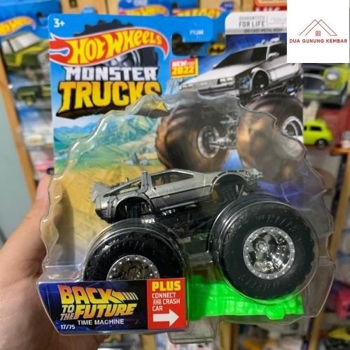 Hot Wheels Monster Trucks BACK TO THE FUTURE TIME MACHINE Hot Item