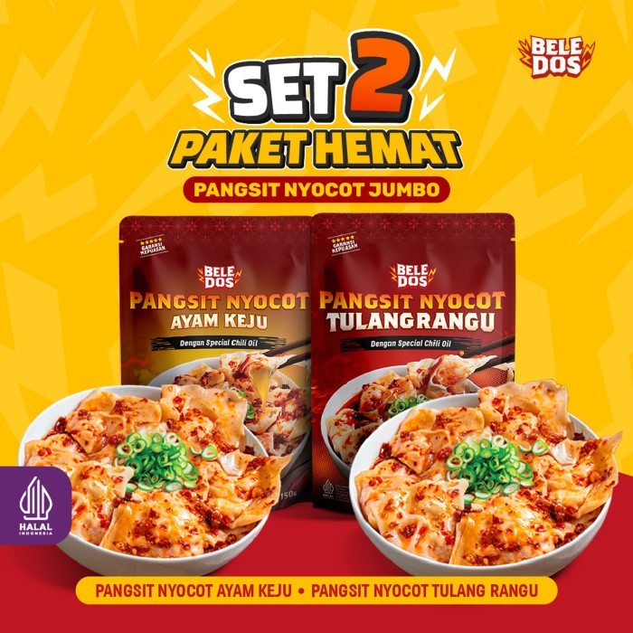 

Beledos Paket Pangsit Nyocot Jumbo (Bisa Digoreng/Direbus)