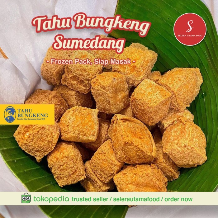 

Tahu Bungkeng Asli Sumedang Sejak 1917, Vacuum pack isi 25 + sambal