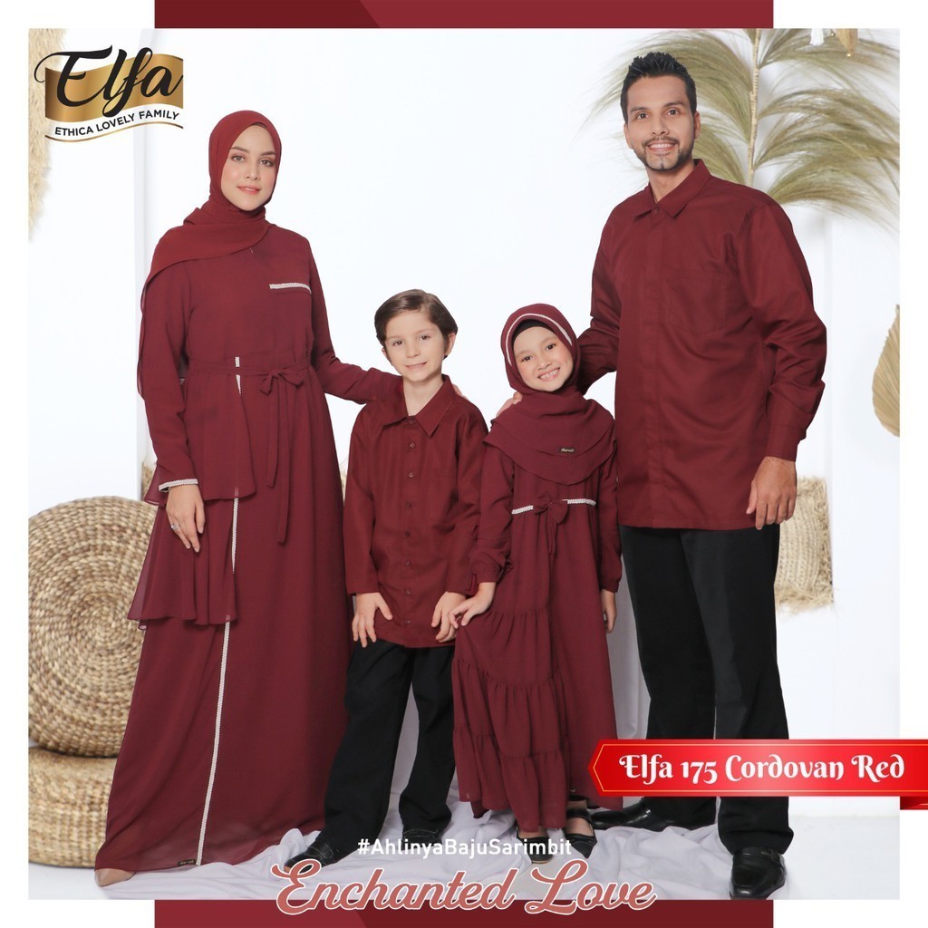 ETHICA Baju Muslim Anak ELFA 178 Cordovan Red