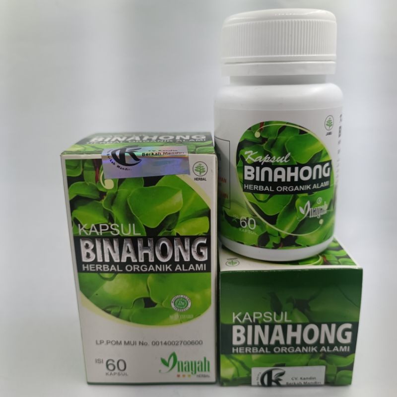 BINAHONG KAPSUL HERBAL BERKHASIAT BINAHONG TERBAIK ASLI