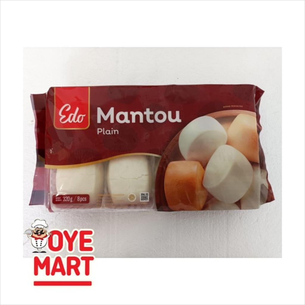 

EDO MANTOU PLAIN 320GR ISI 8PCS