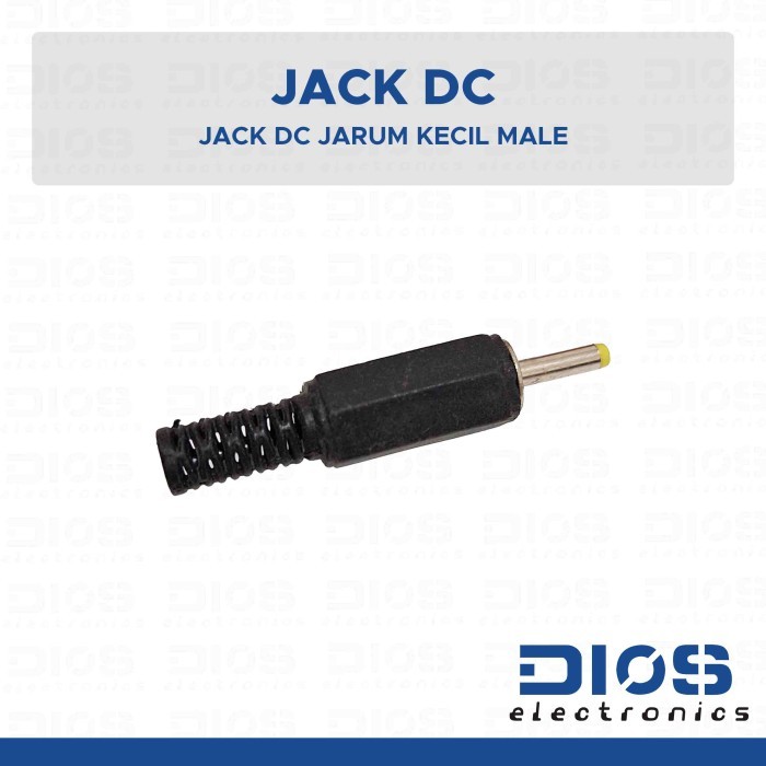 Jack DC Jarum Kecil Male PVC eceran