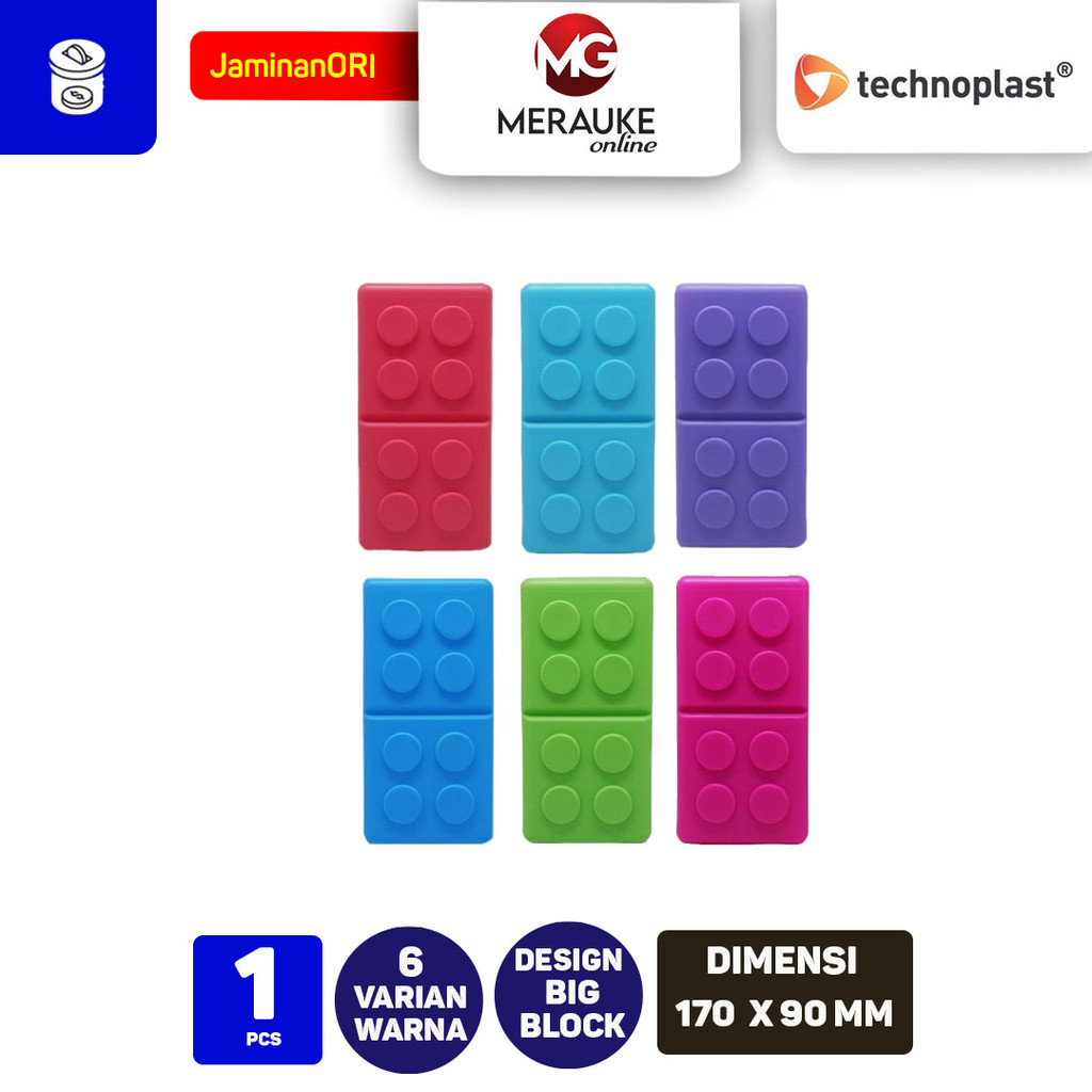 Big Block Coin Bank TECHNOPLAST CP902 Celengan Plastik Besar