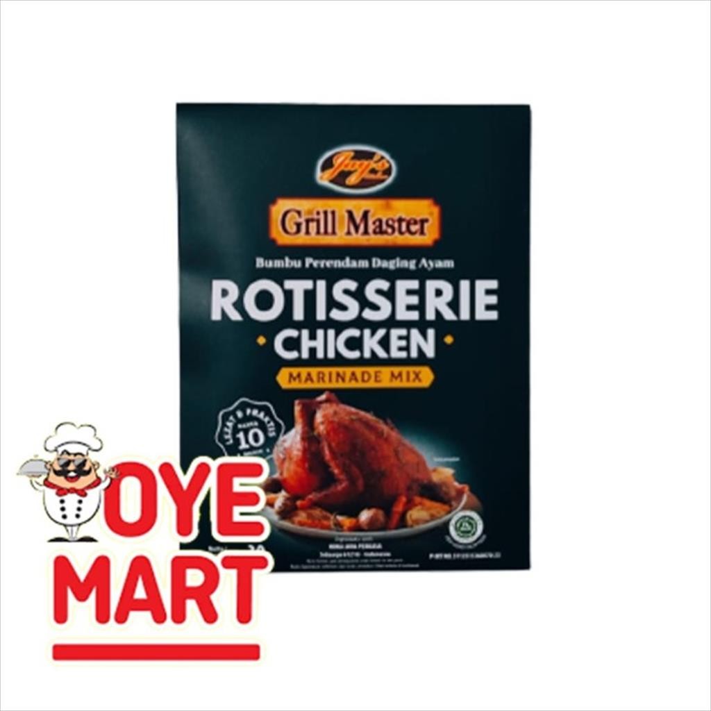 

GRILL MASTER ROTISSERIE CHICKEN 30G / BUMBU PERENDAM DAGING AYAM