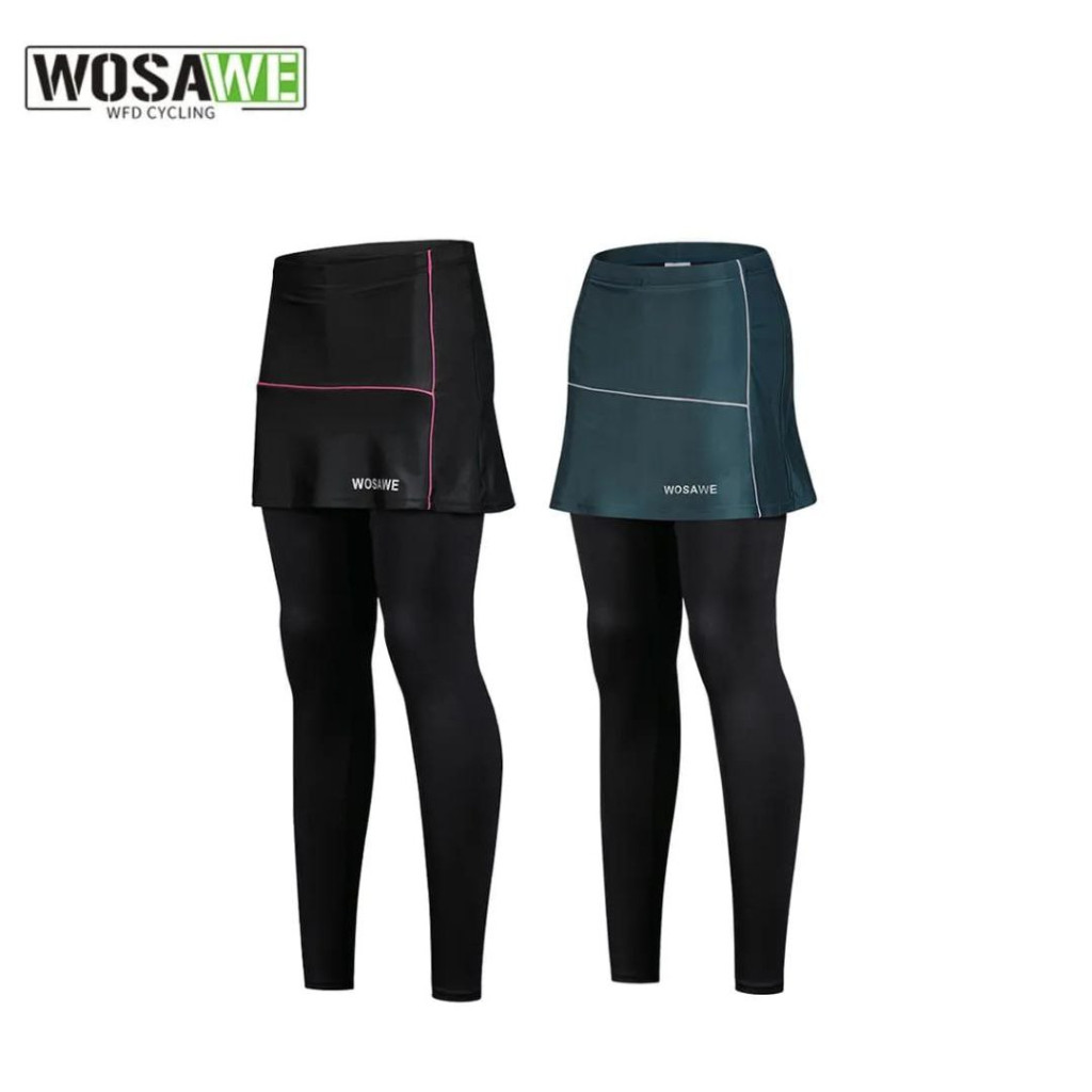 Celana Panjang Rok Wanita Padding Legging Sepeda Gowes Wosawe