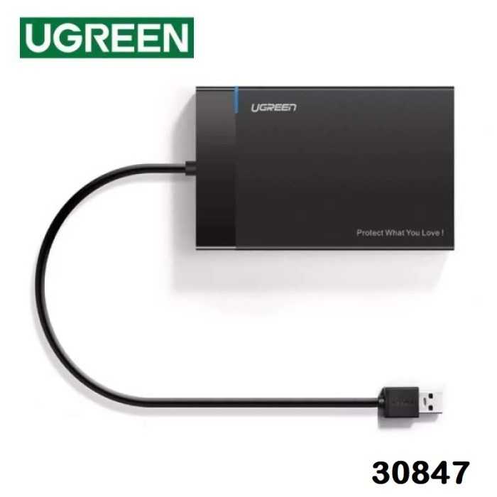 Ugreen Casing Enclosure Hard Disk External 2.5 "SATA with Fixed Cable USB3.0 - 30847