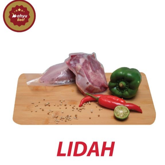 

Lidah Sapi / Beef Tongue 250 gr Wahyu Beef