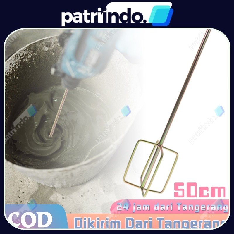 60CM Pengaduk Semen Untuk Bor / Mata Bor Mixer Pengaduk Adonan / Alat Aduk Cat